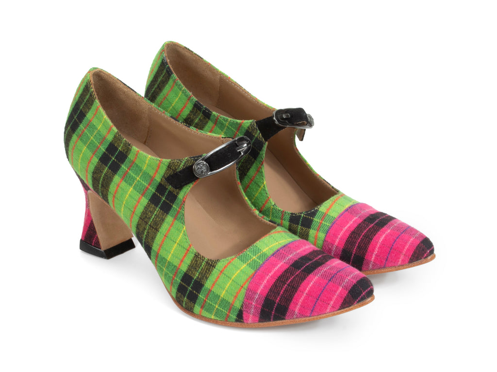 green_pink_plaid - Front