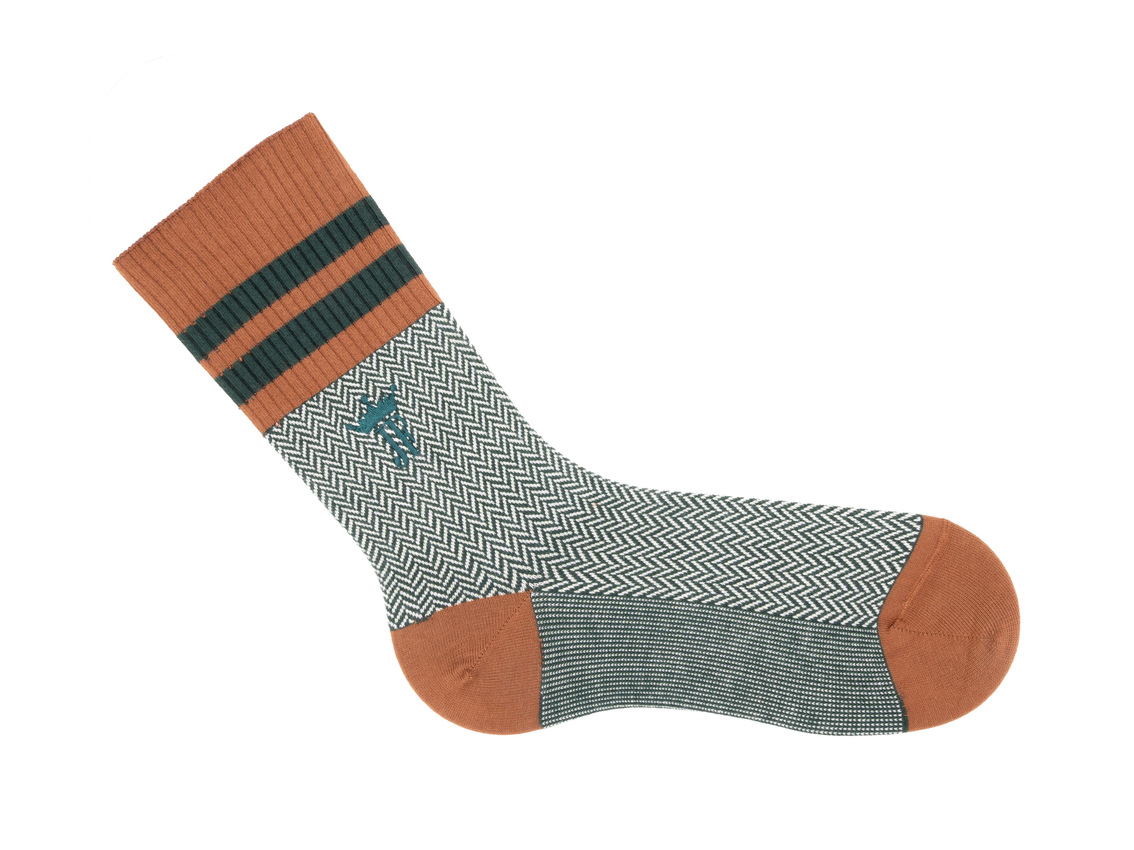 brown_green - Right Sock