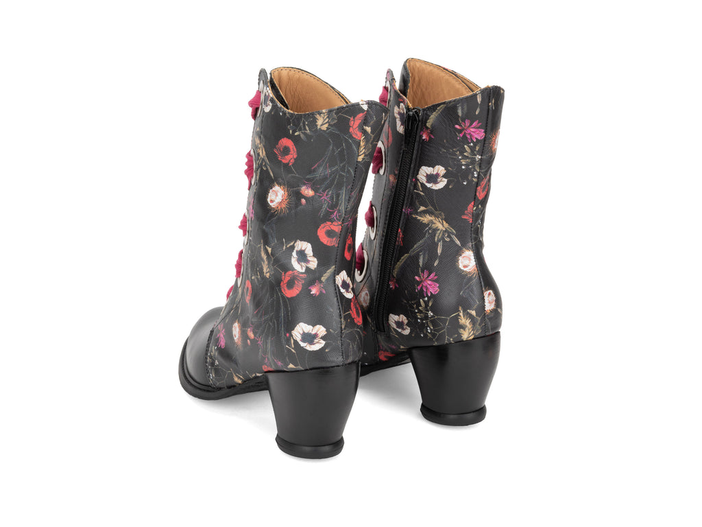 black_floral - Back View