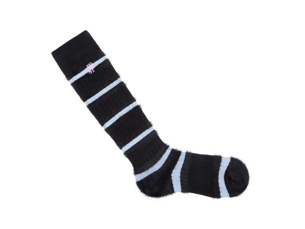 black_blue - Right Sock