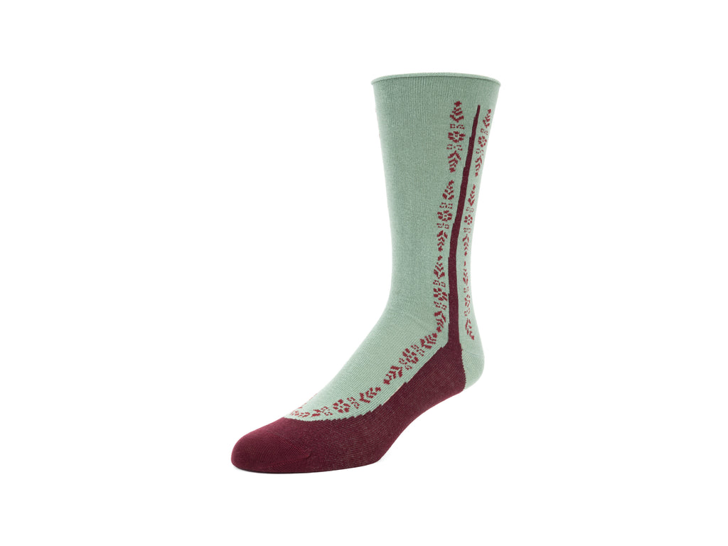 burgundy_green - Quarter View