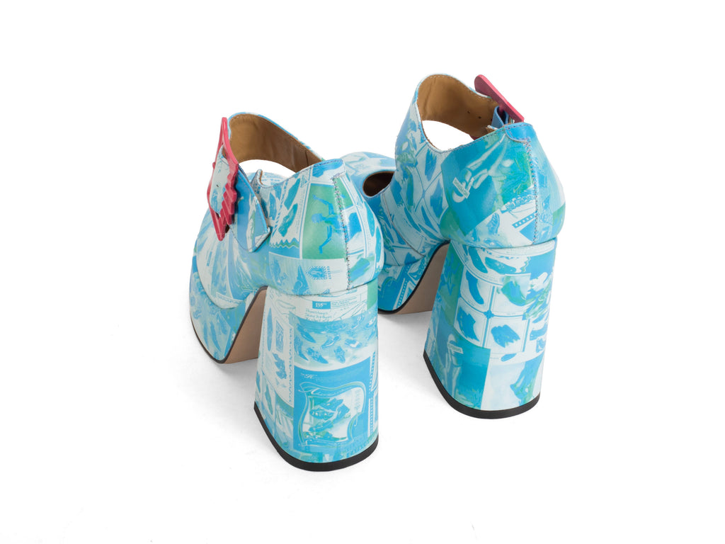newsprint_green_blue - Back