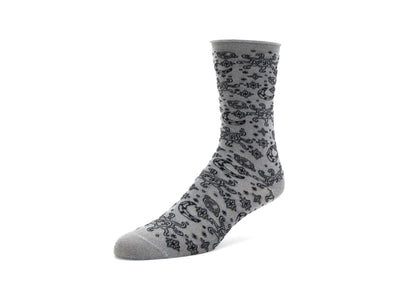 Mittens Vog Socks - Silver Lurex/Black