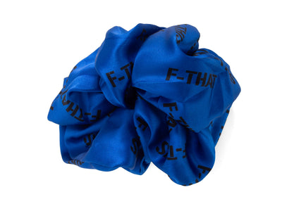 F-This Scrunchie - Blue/Black