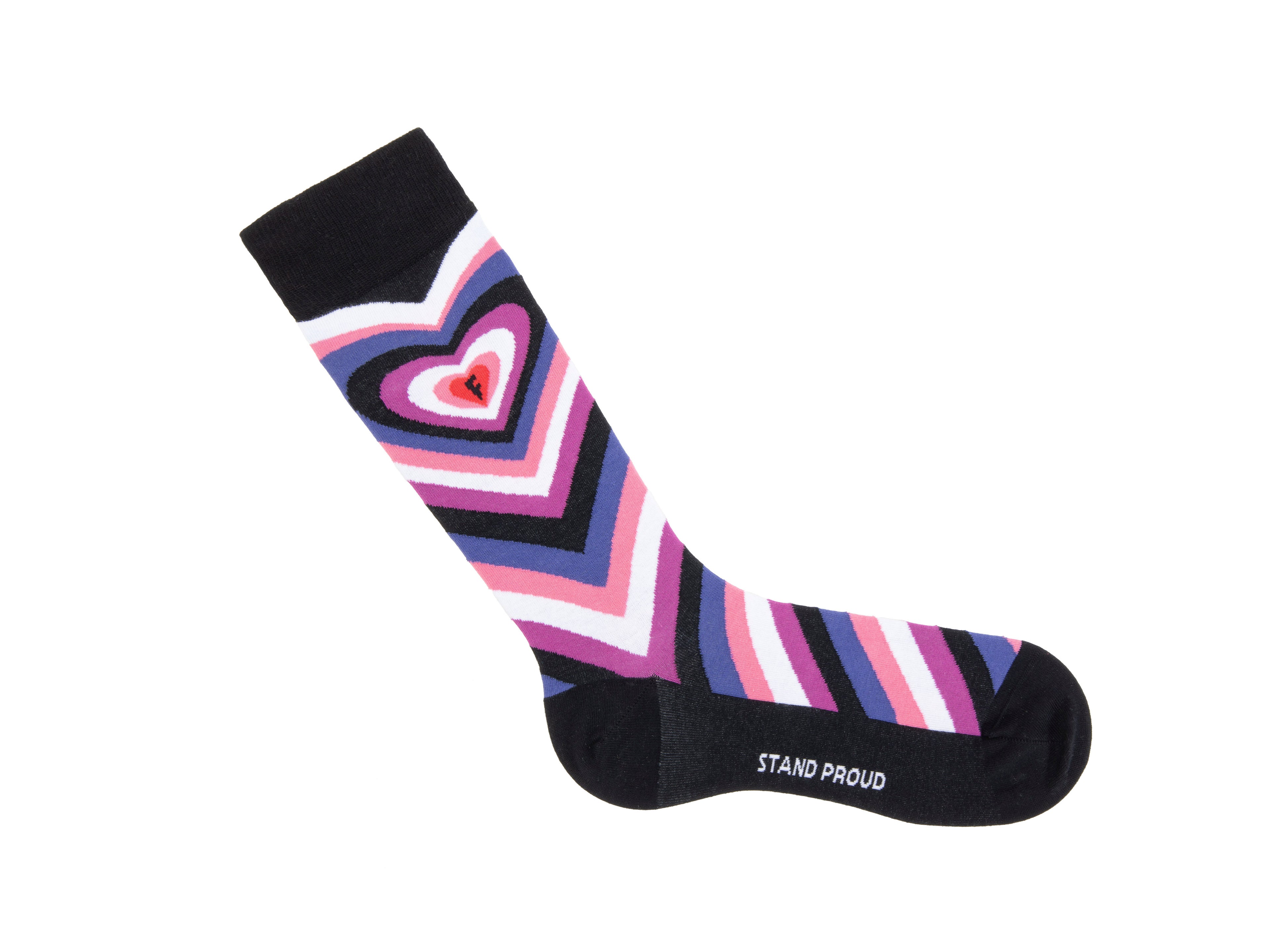 black_purple - Right Sock
