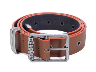 Ceinture Percivale - Brun/Orange