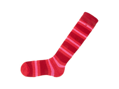 Selene Vog Socks - Burgundy Multi