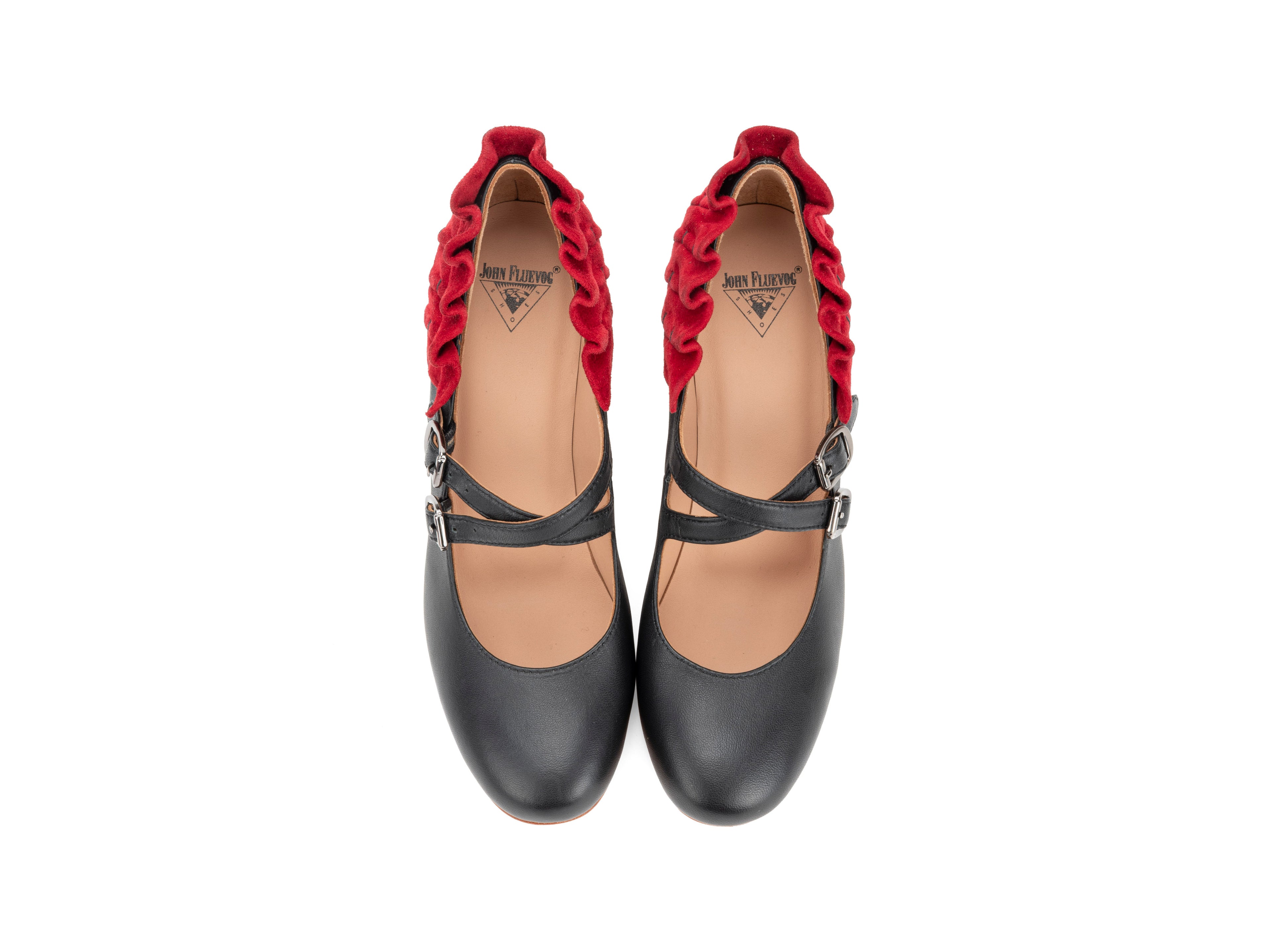 black,red - Top View