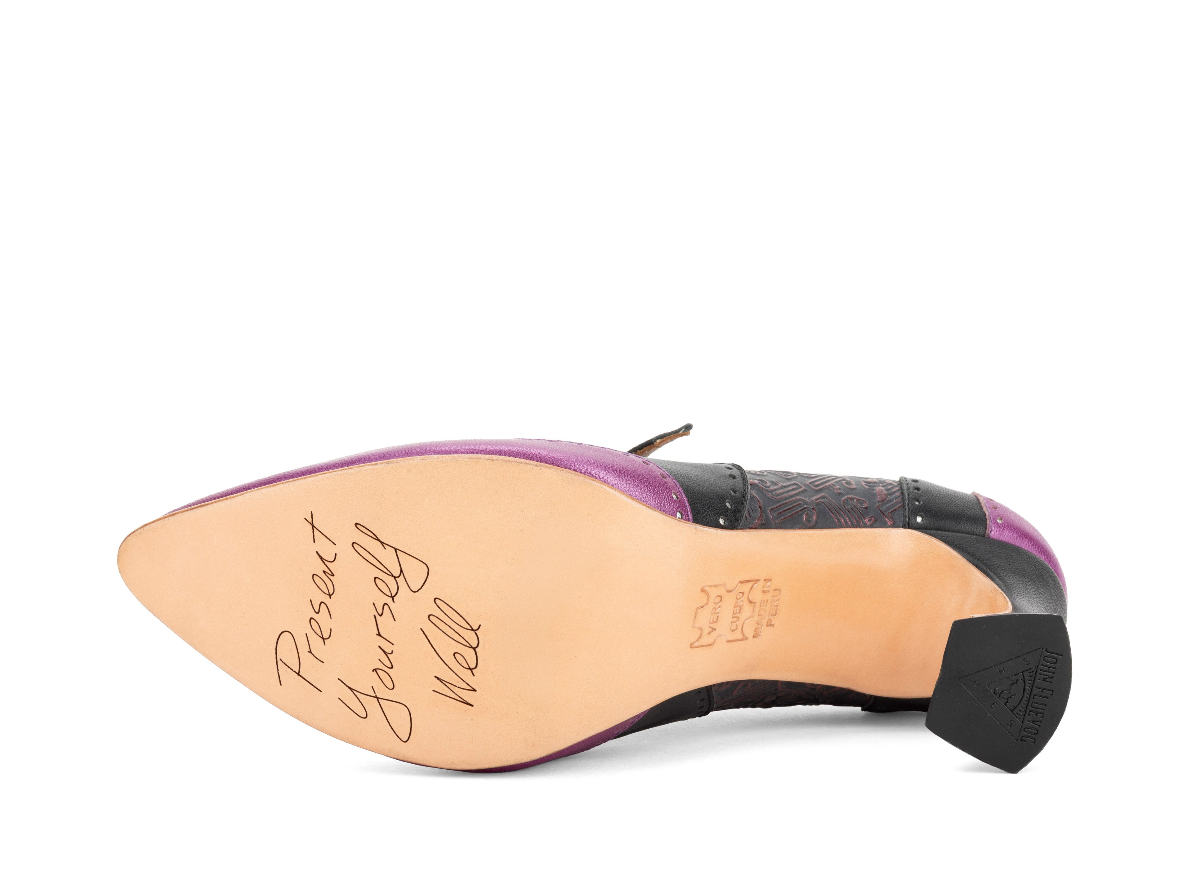 black,purple - Sole View