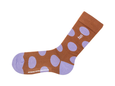 Pipo Vog Socks - Brown/Purple