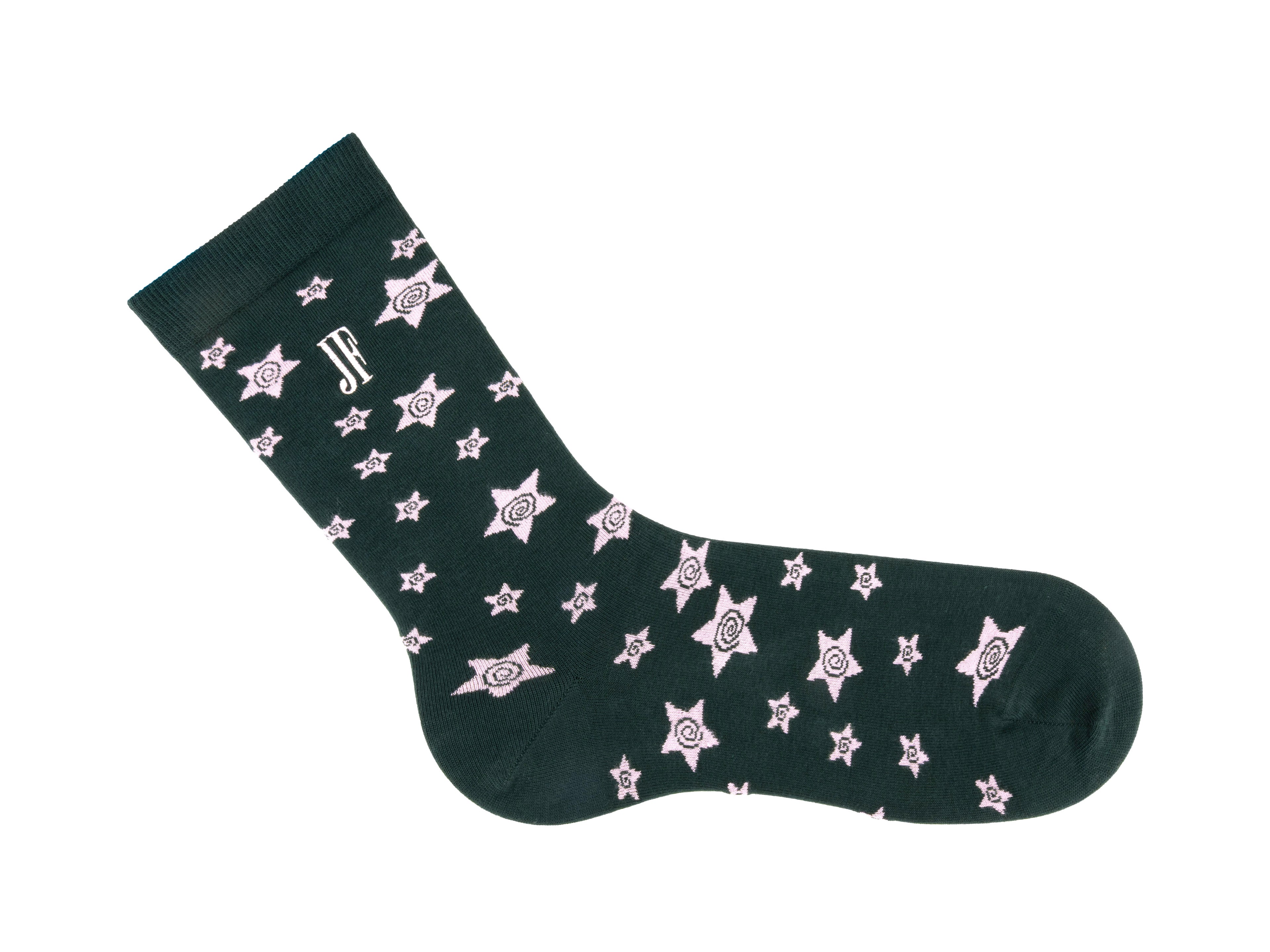 green_pink - Right Sock