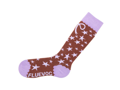 Zeta Vog Socks - Brown/Purple