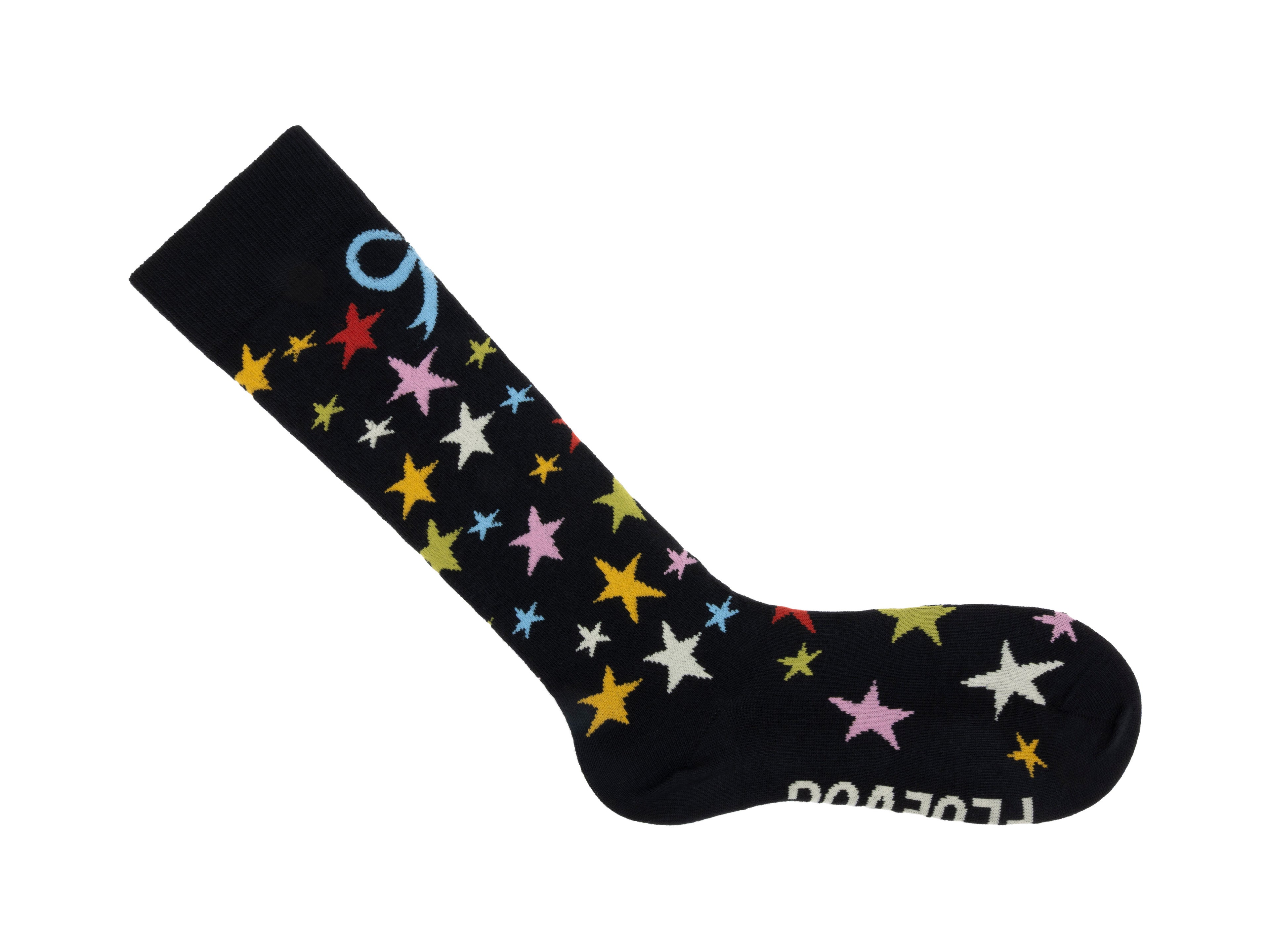 black_multi - Right Sock