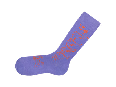 Indy Vog Socks - Violet/Orange