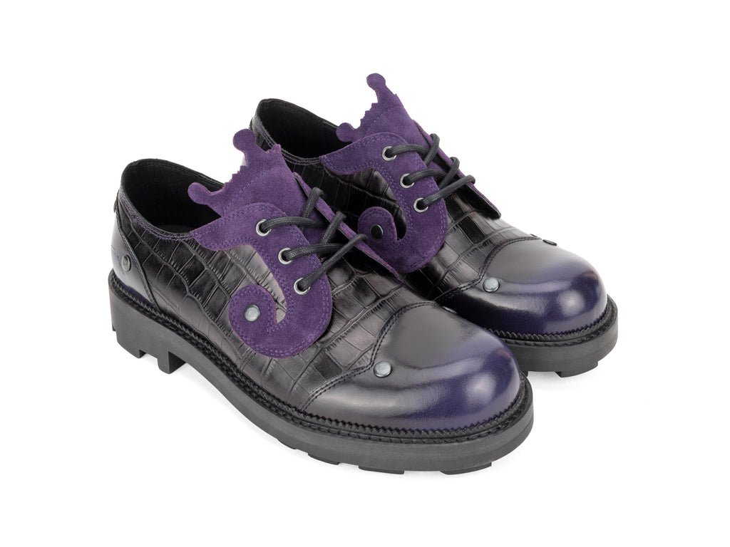 black,purple - Quarter View