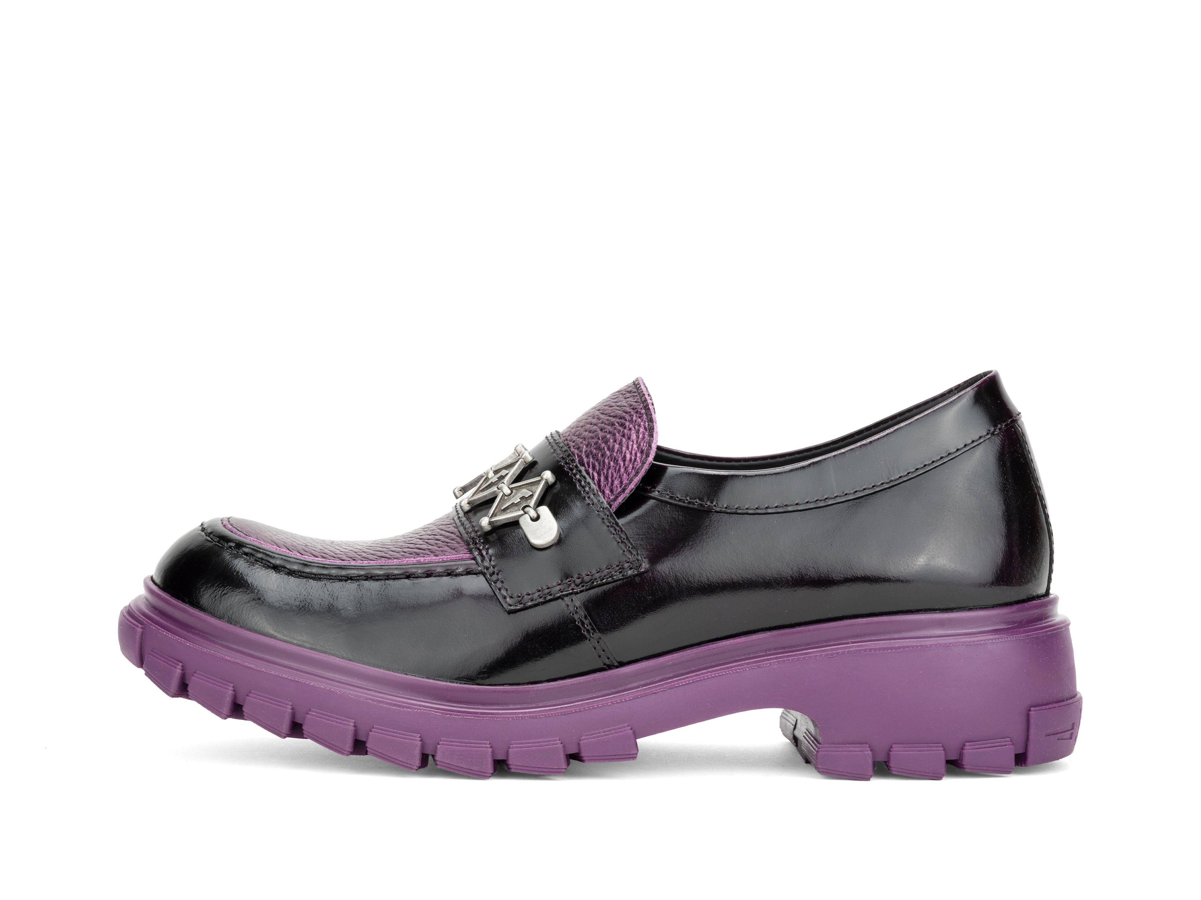 black,purple - Profile Outside View