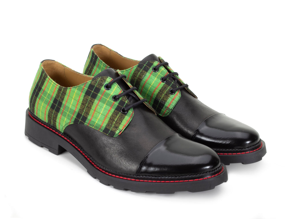 black_green_plaid - Front