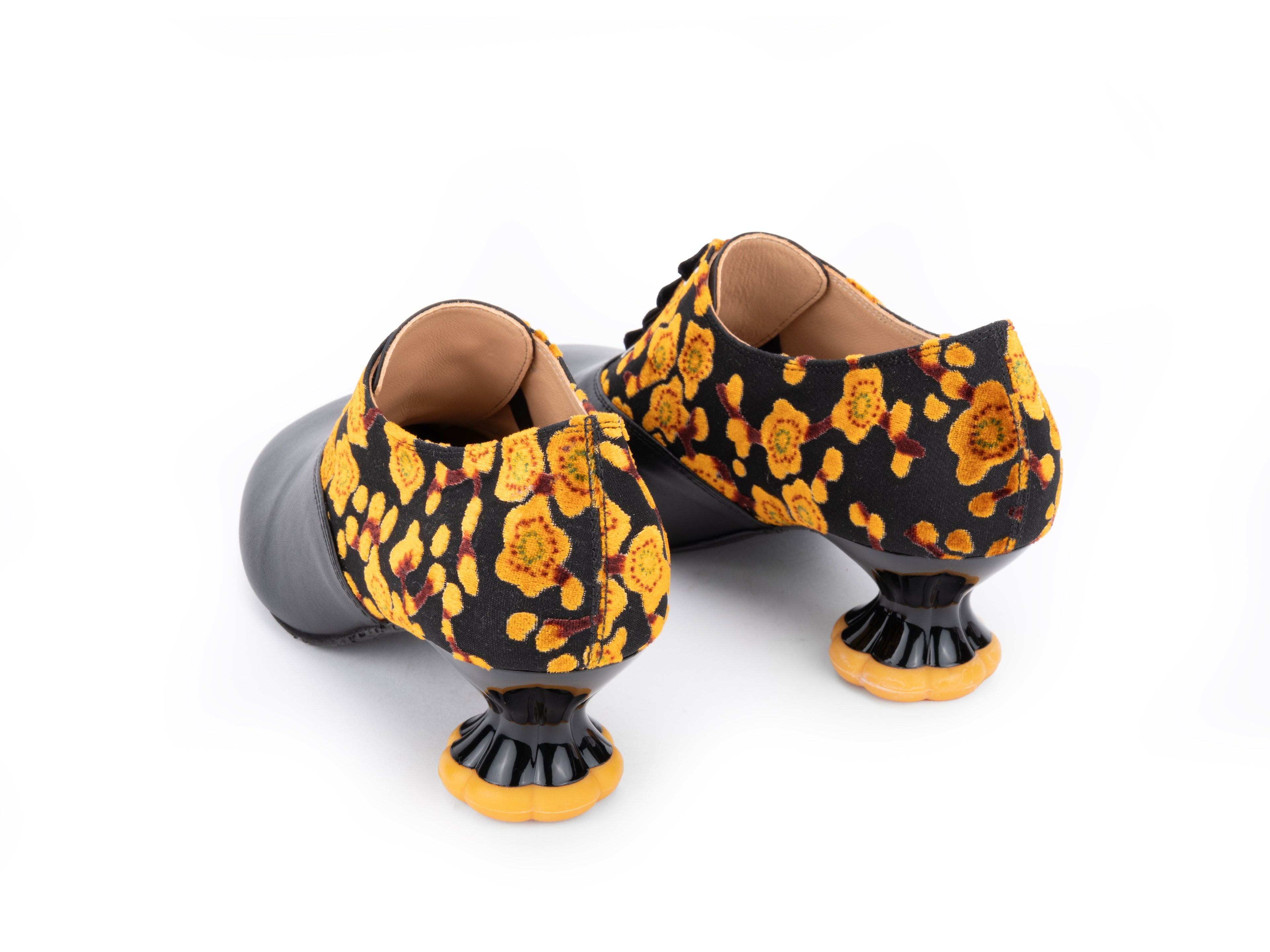 black,yellow - Back View