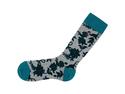 Xay Xay Vog Socks - Grey/Teal