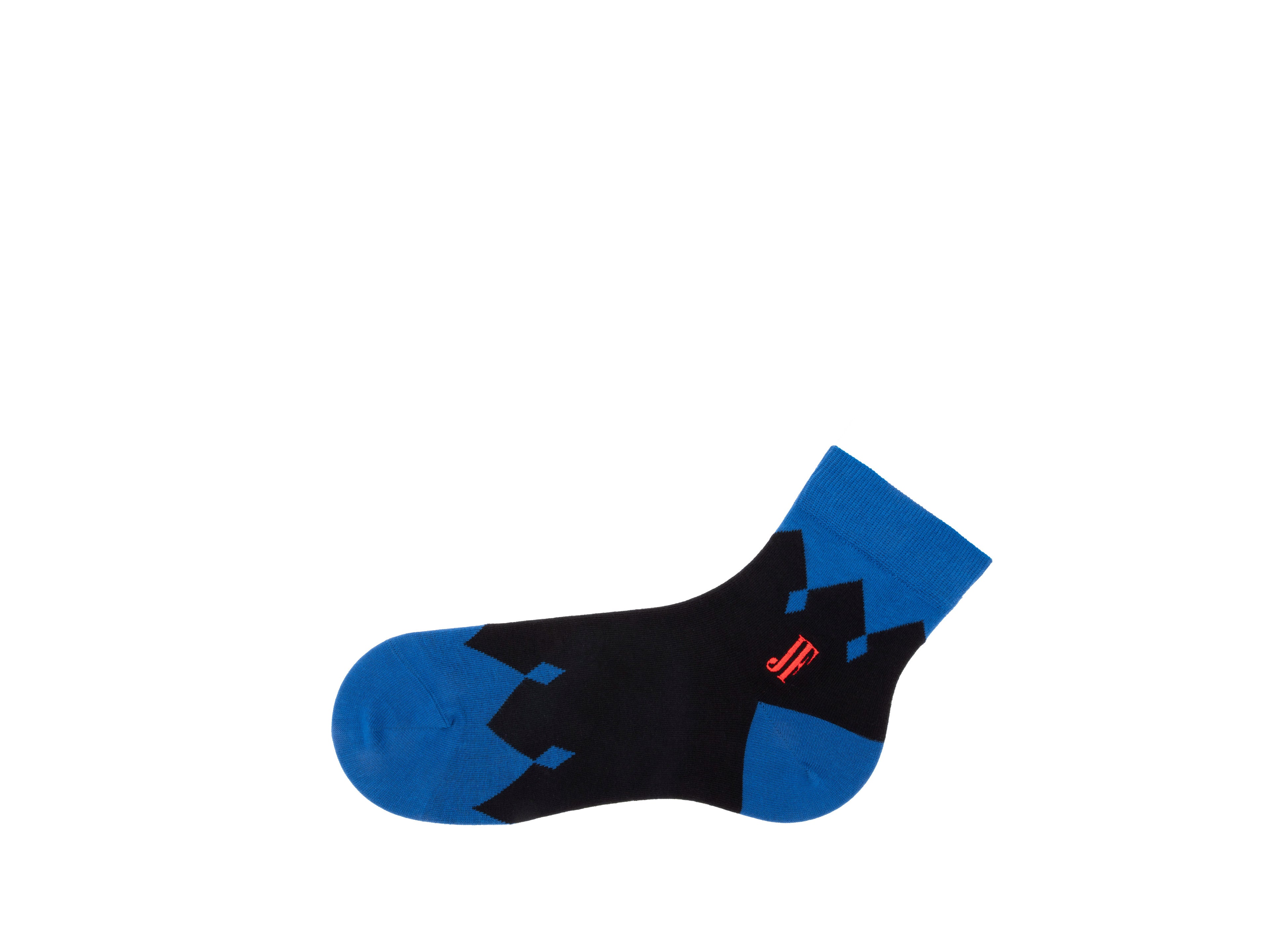 black_blue - Left Sock