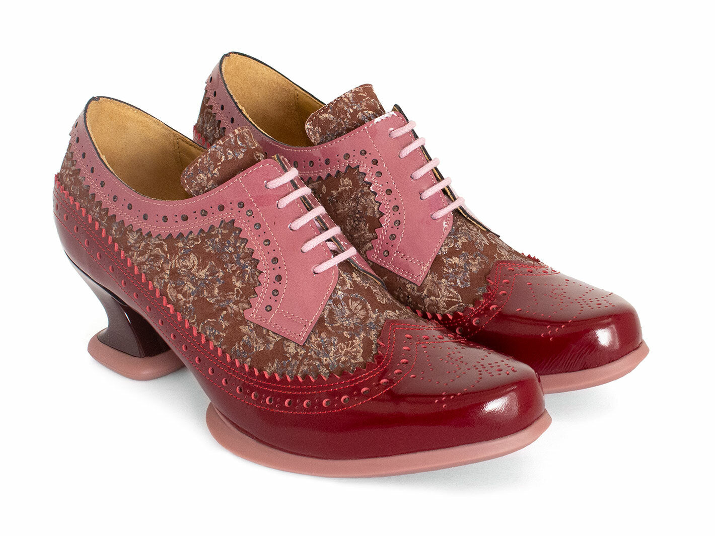 floral_burgundy - Quarter view