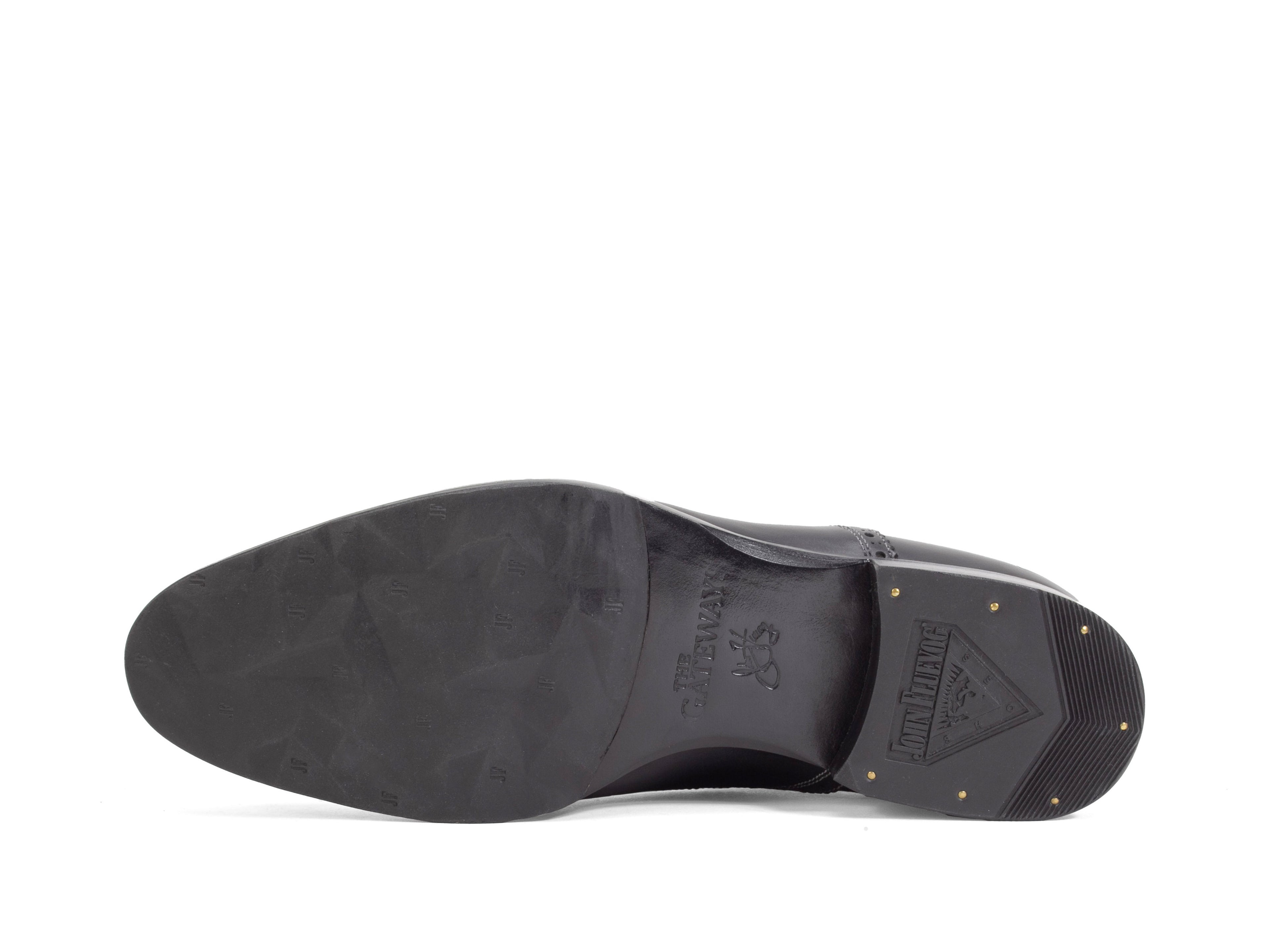 black_with_white_stitching - Sole