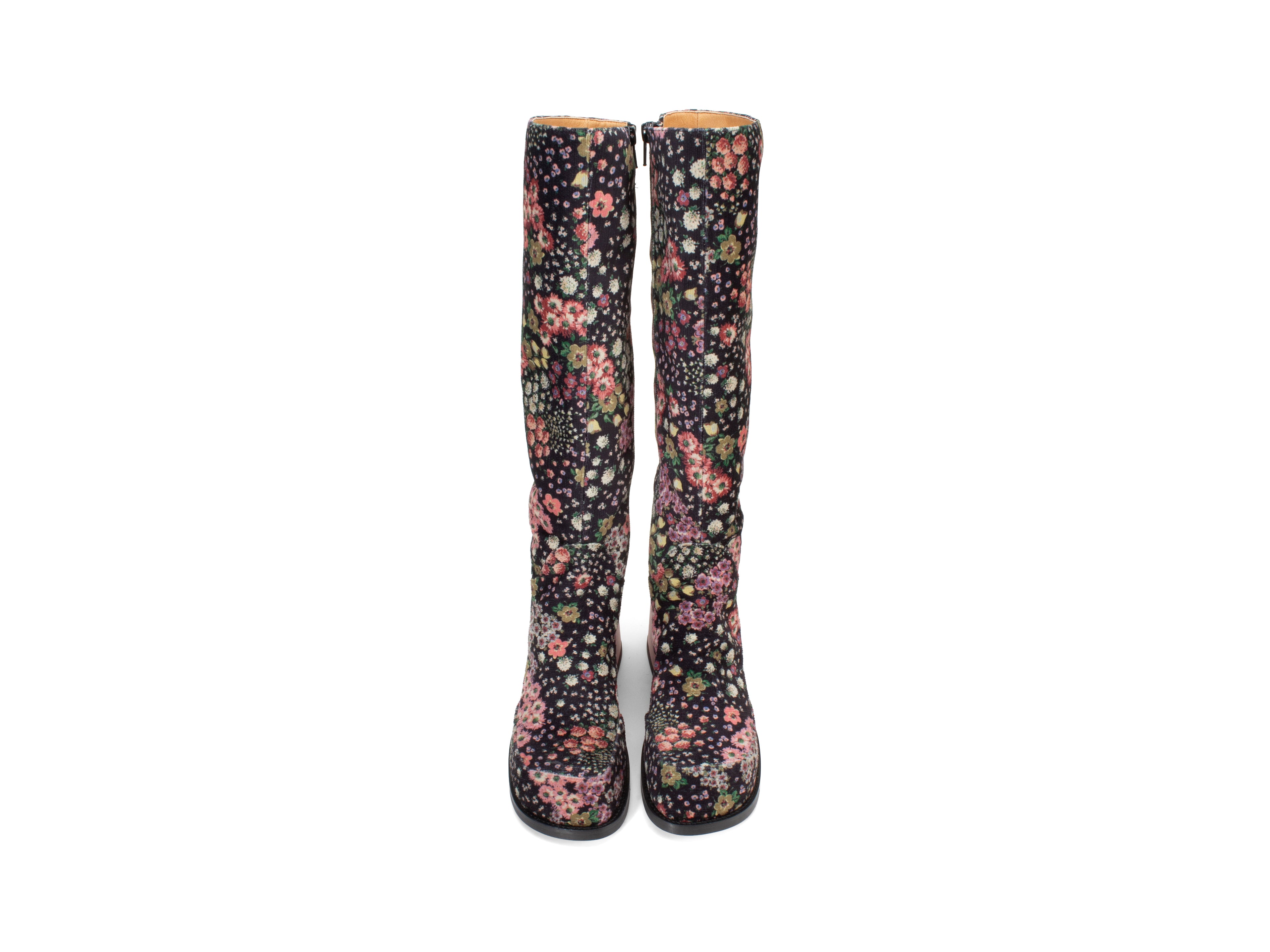 black_floral - Top
