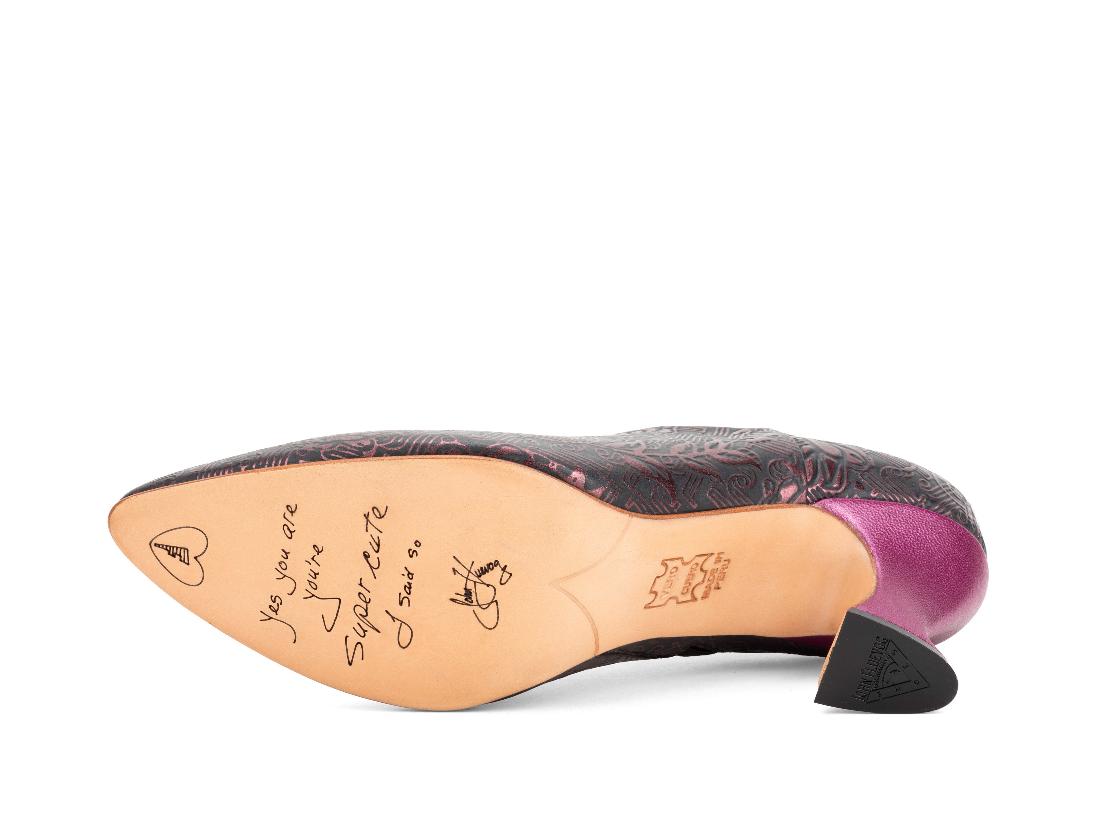 brown,purple - Sole View