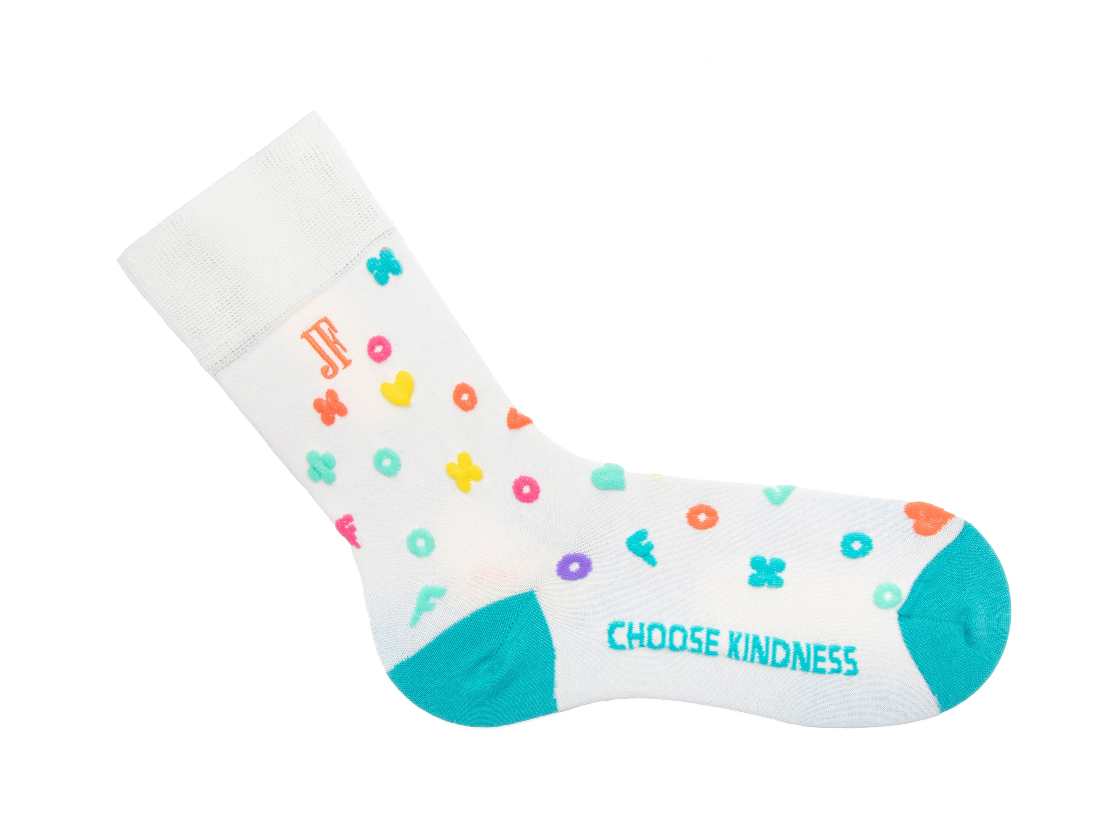 cream_multi - Right Sock
