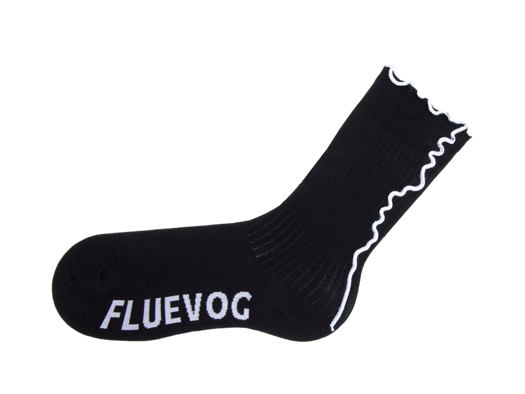 black_pink_green - Black Sock