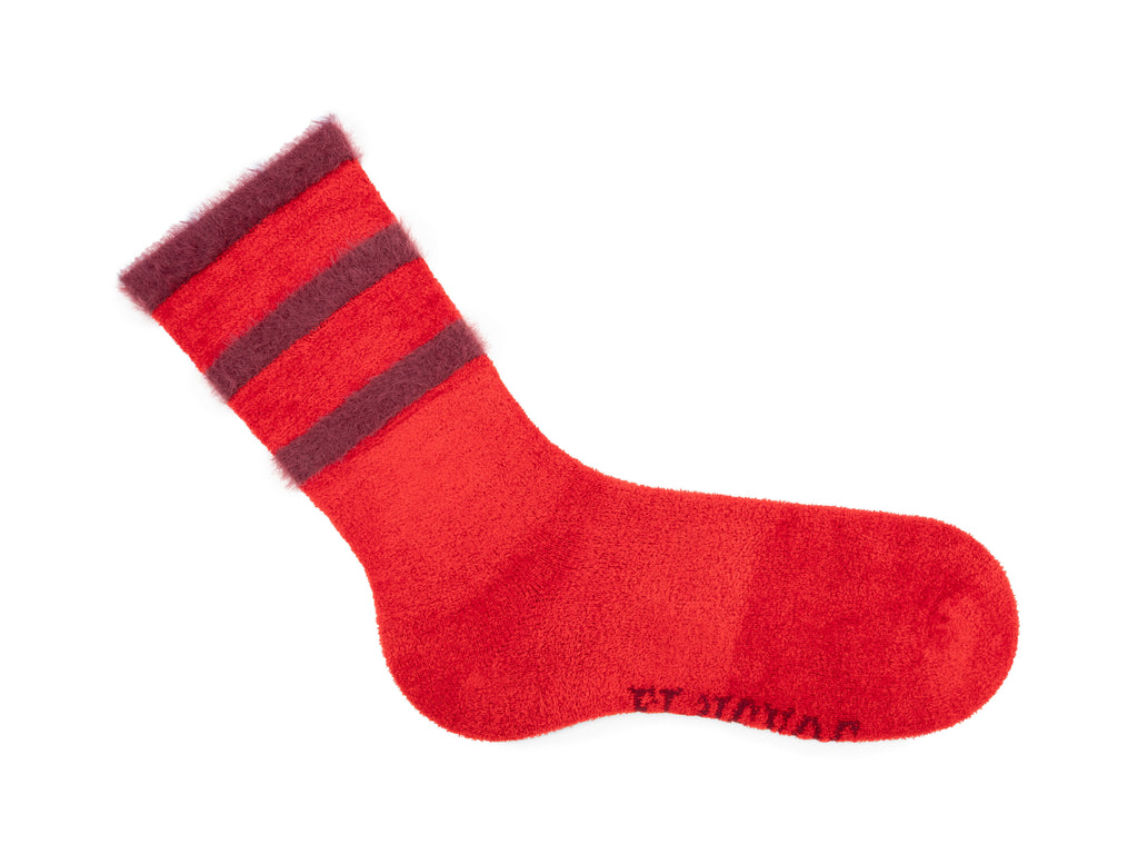 red_burgundy - Right Sock