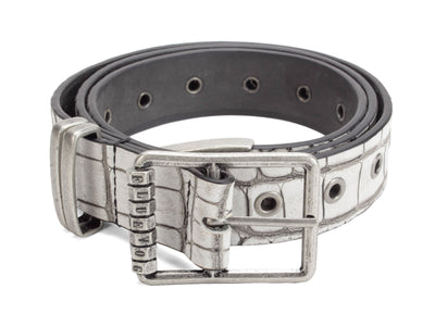 Percivale Belt - White Croc