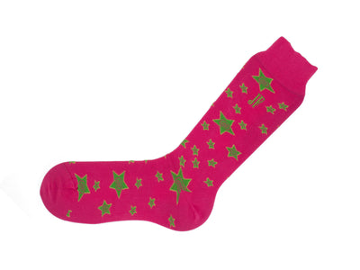 Potato Vog Socks - Pink/Green