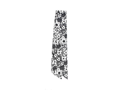 Foulard Rebel Petal - Noir/Blanc