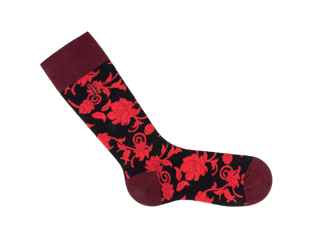 black_red - Right Sock