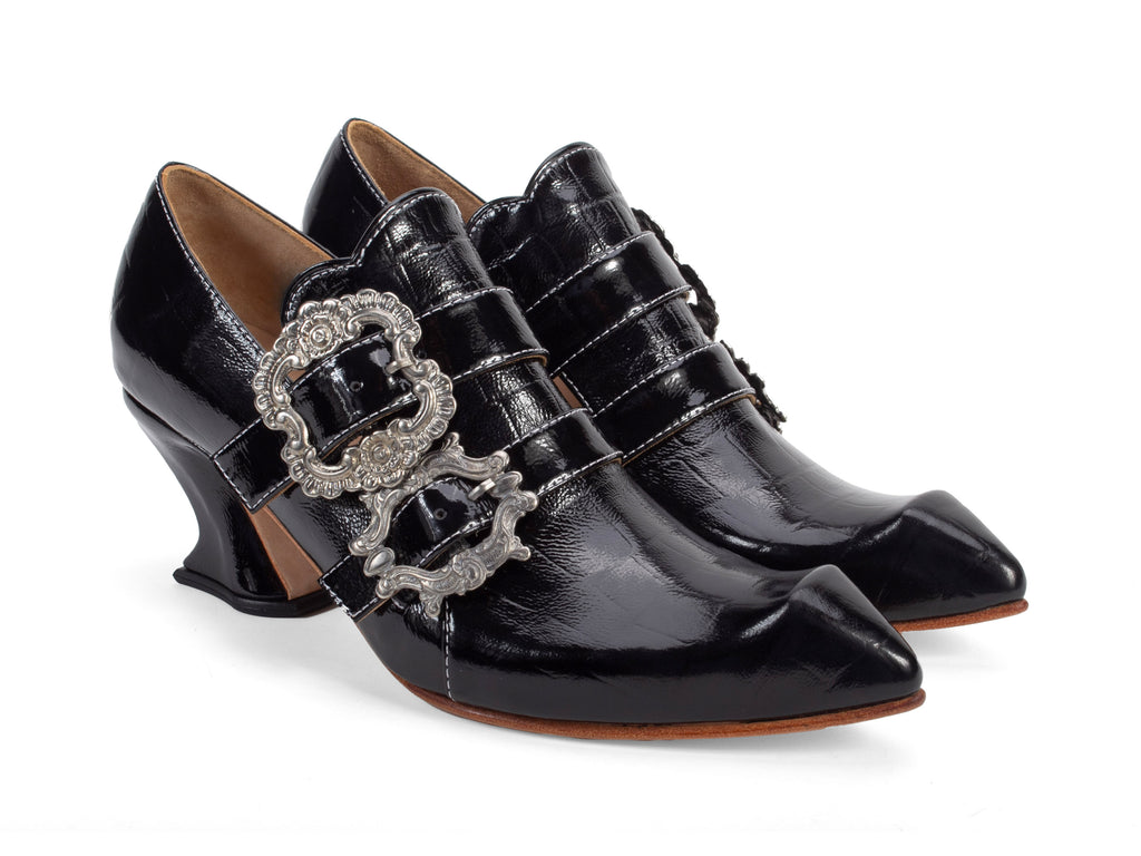 patent_black_croc - Front