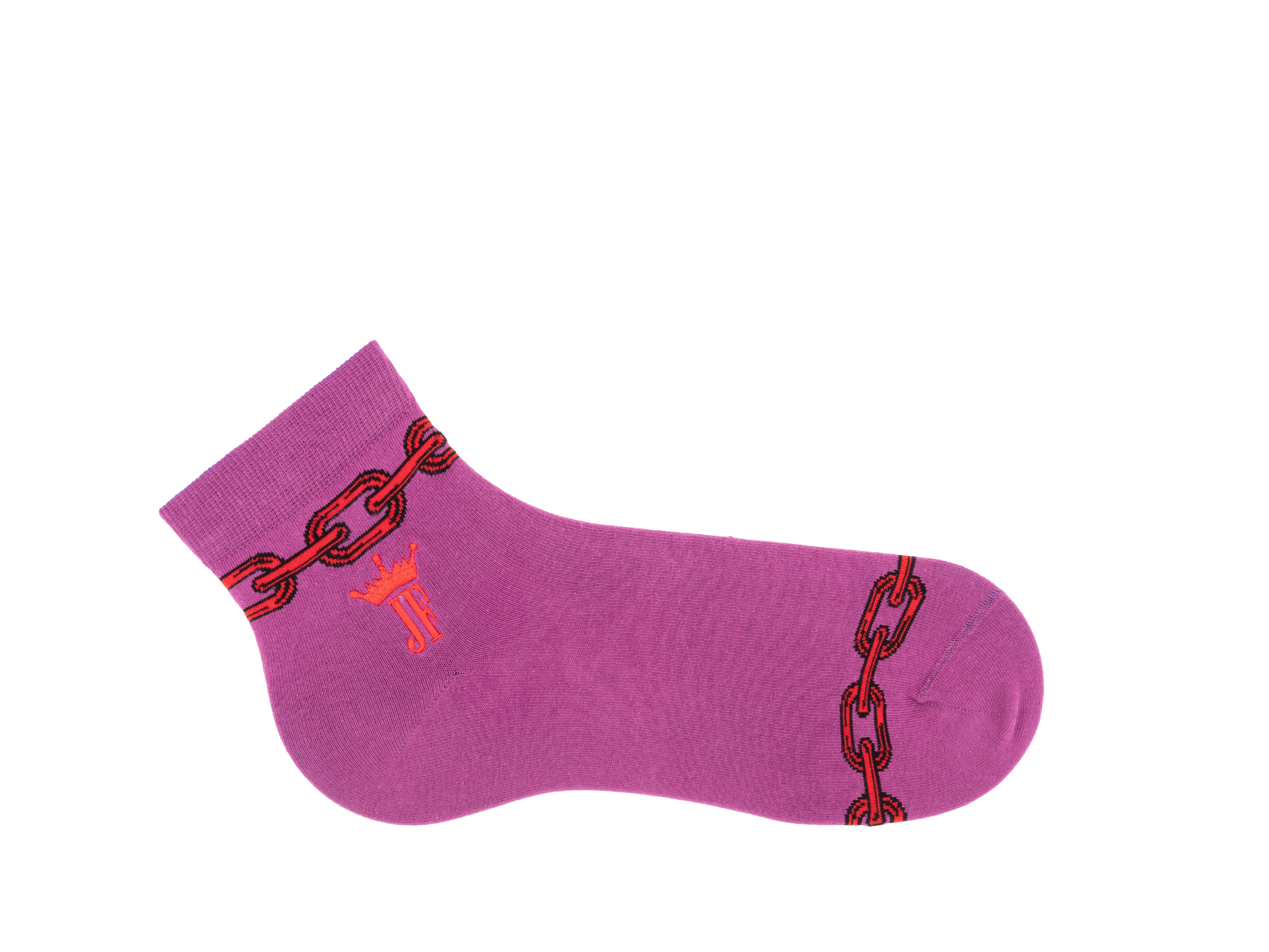 purple_red - Right Sock