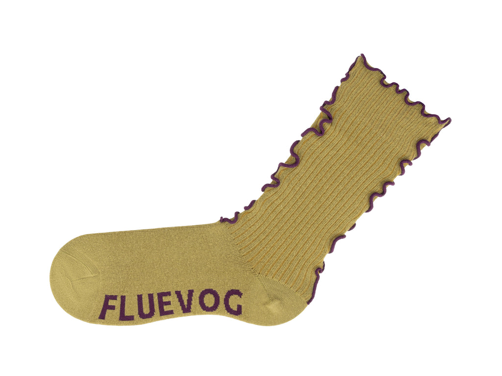 black,green,purple - Left Sock of Green Sock