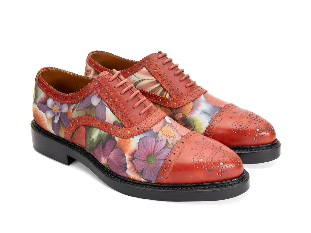 brown_floral - Quarter View