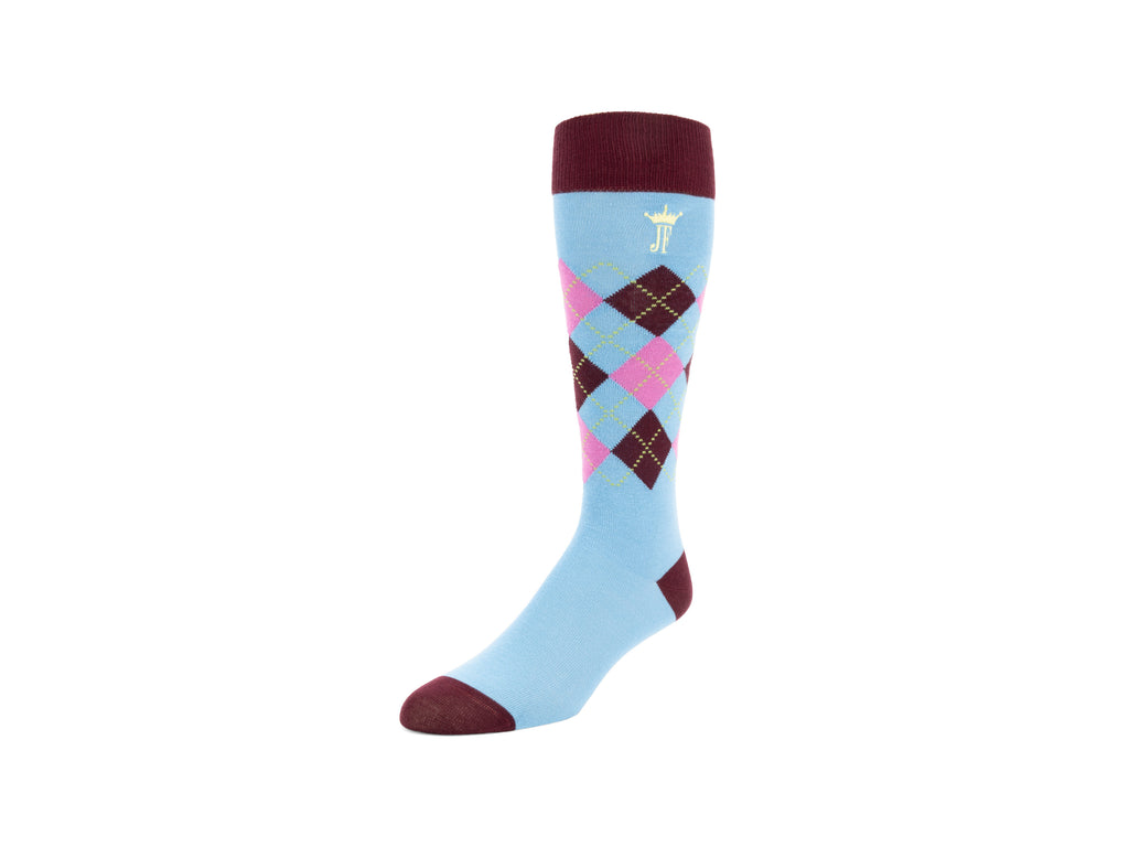 blue_burgundy_pink - Quarter View
