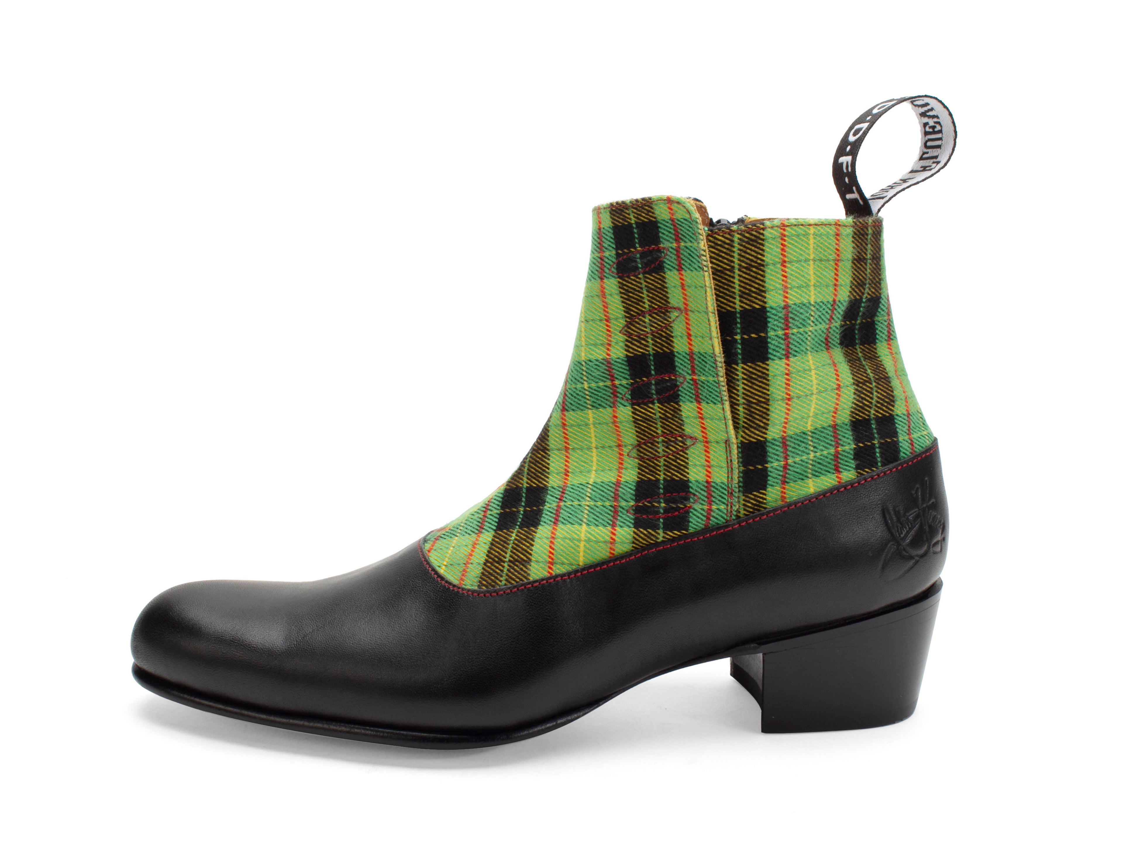 black_green_plaid - Outside