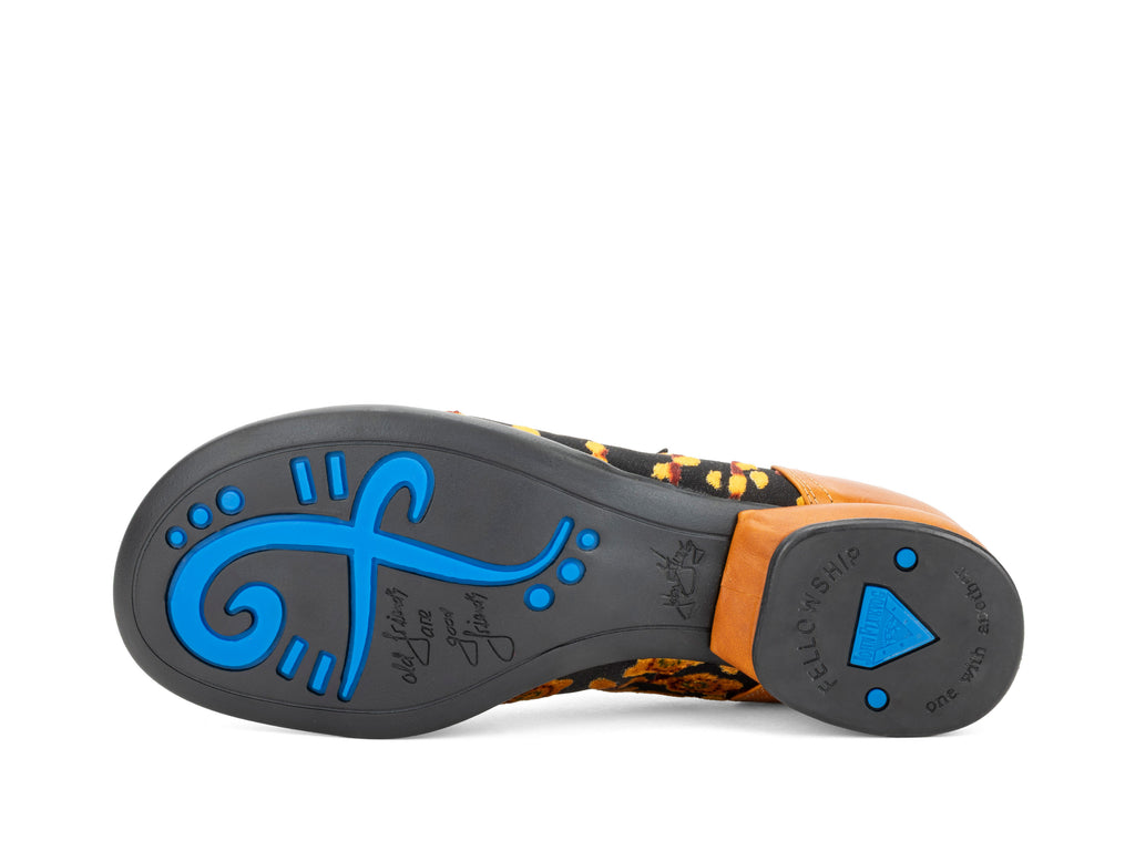 brown,orange - Sole View
