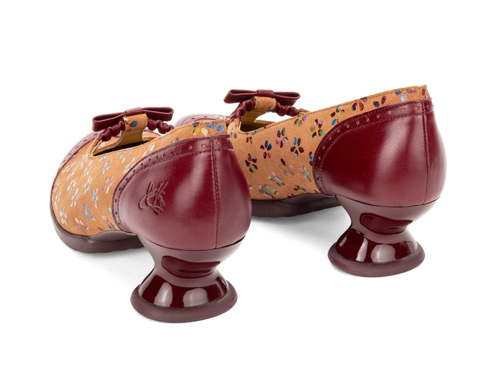 brown_floral - Back View