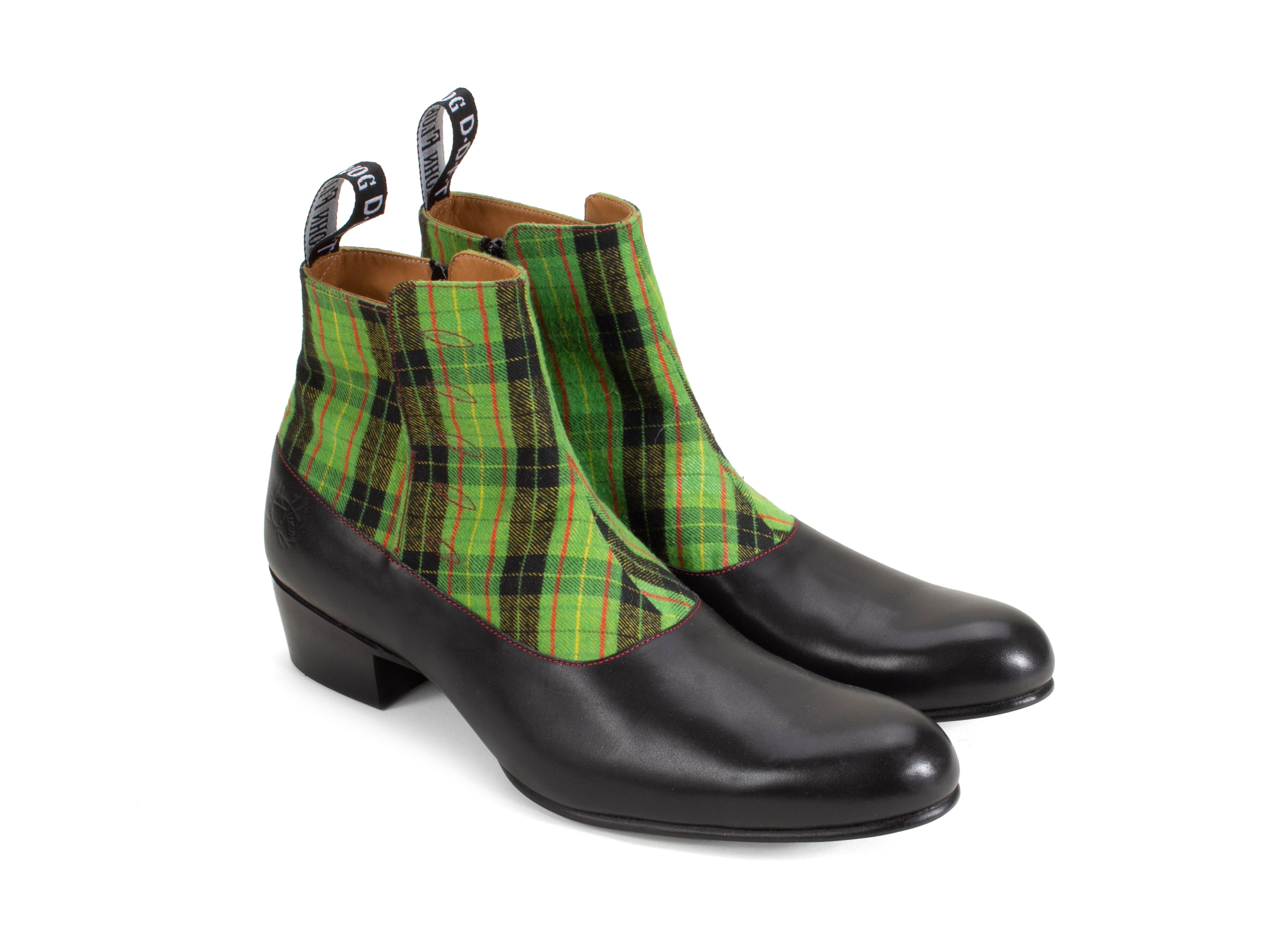 black_green_plaid - Front