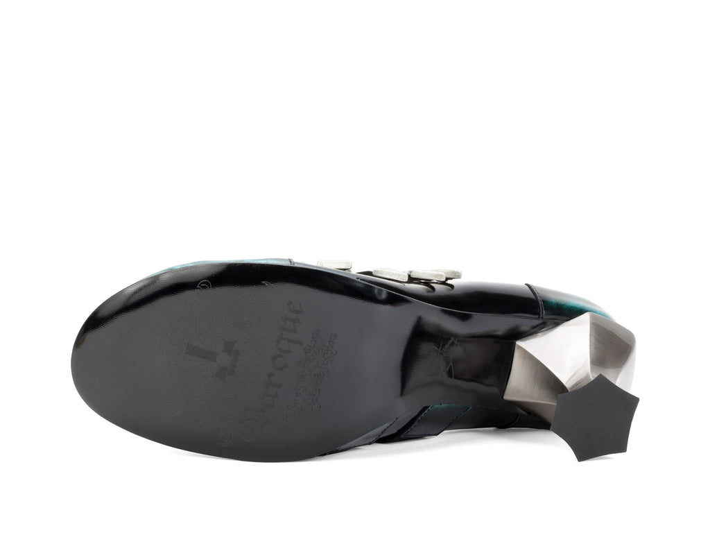 black_teal - Sole View