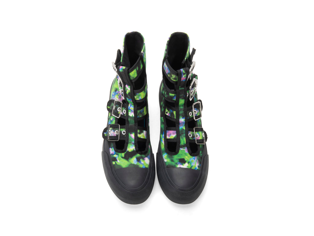 green_purple_tie-dye_vegan - Top