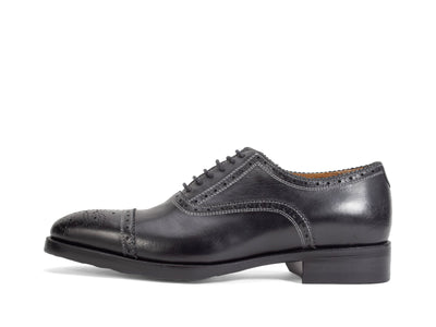 Brandenburg - Black with white stitching