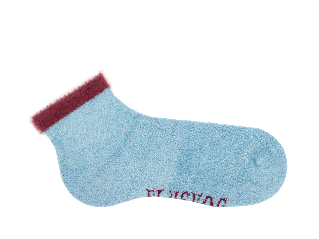 blue_burgundy - Right Sock