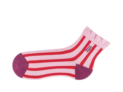 Luck Vog Socks - Light Purple/Red