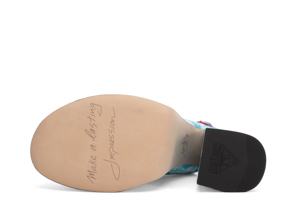 newsprint_blue_green - Sole